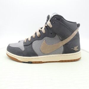 Nike SB Dunk High Premium Flash Black Clear Grey 313171-022 Mens Size 9